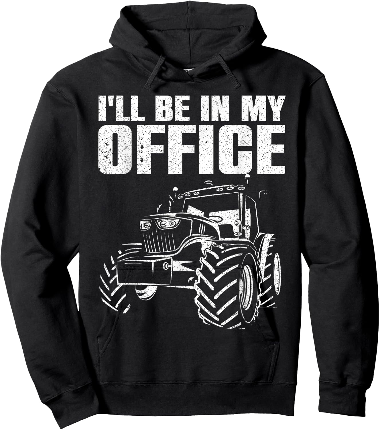 Best Tractor Women Farming Agriculture Farmer Office Hoodie - Hoodie | Black