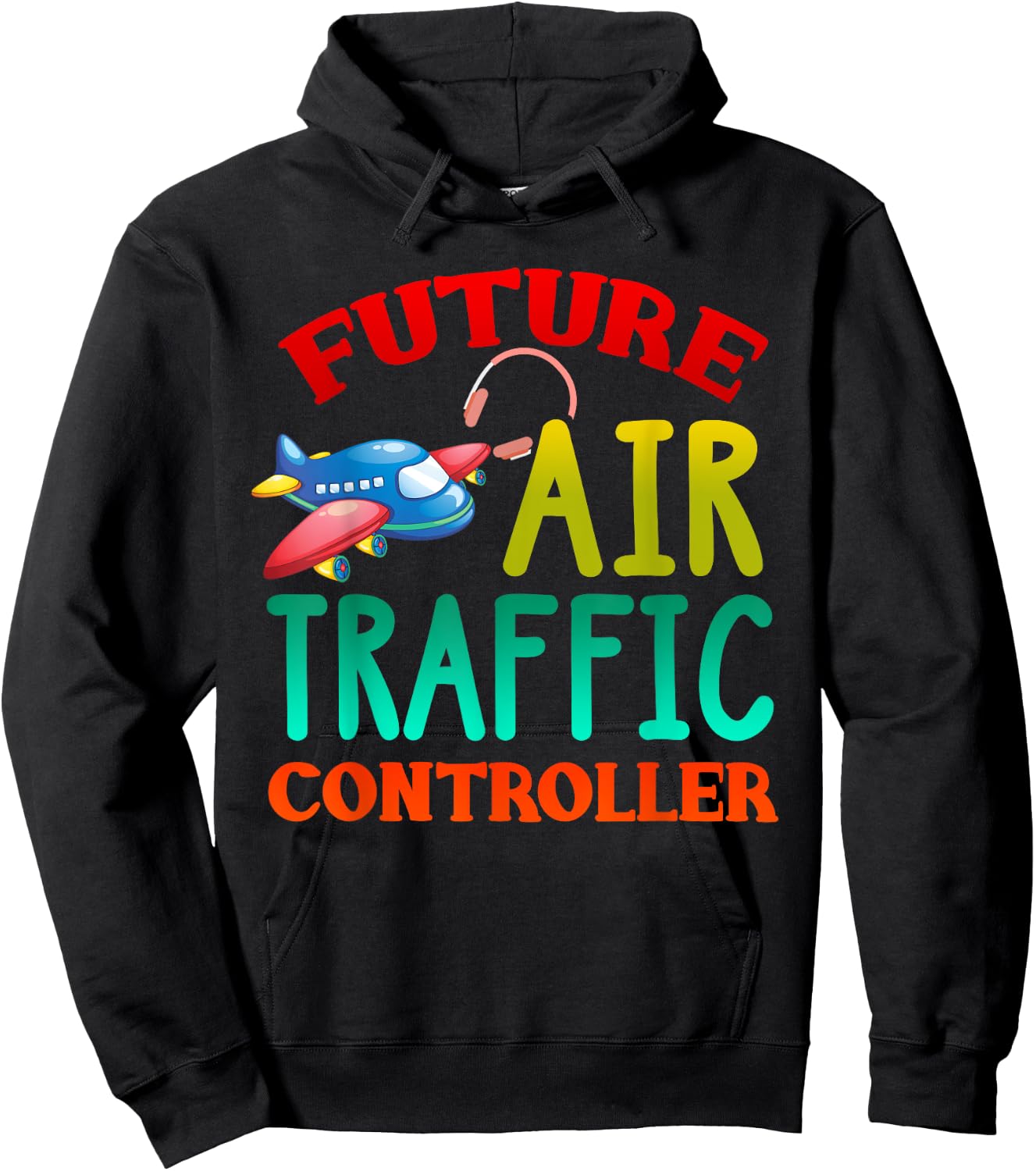 Future Air Traffic Controller Shirt Air Traffic Controller Hoodie - Hoodie | Black