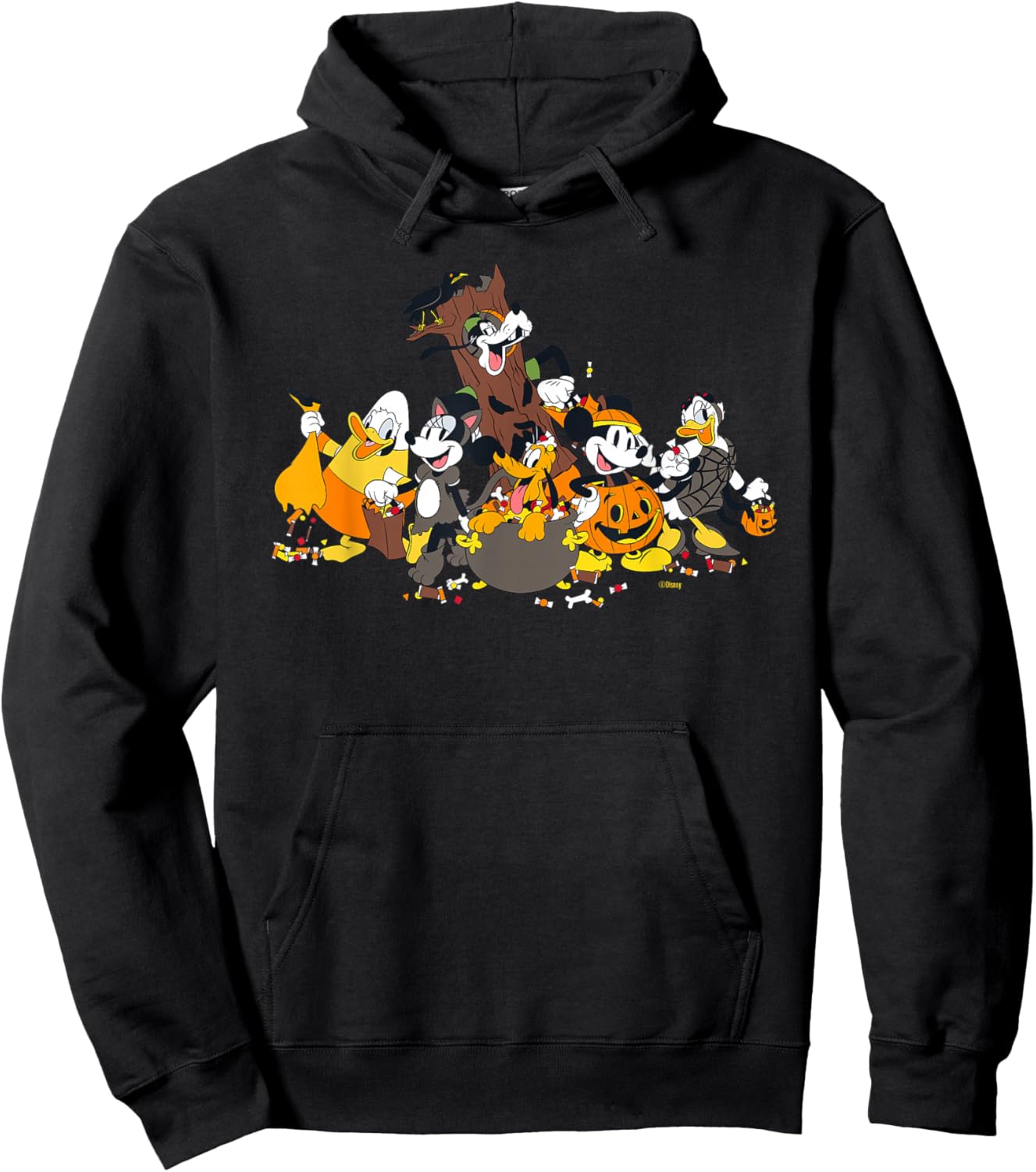 Disney Mickey Mouse and Friends Spooky Halloween Costumes Hoodie - Hoodie | Black