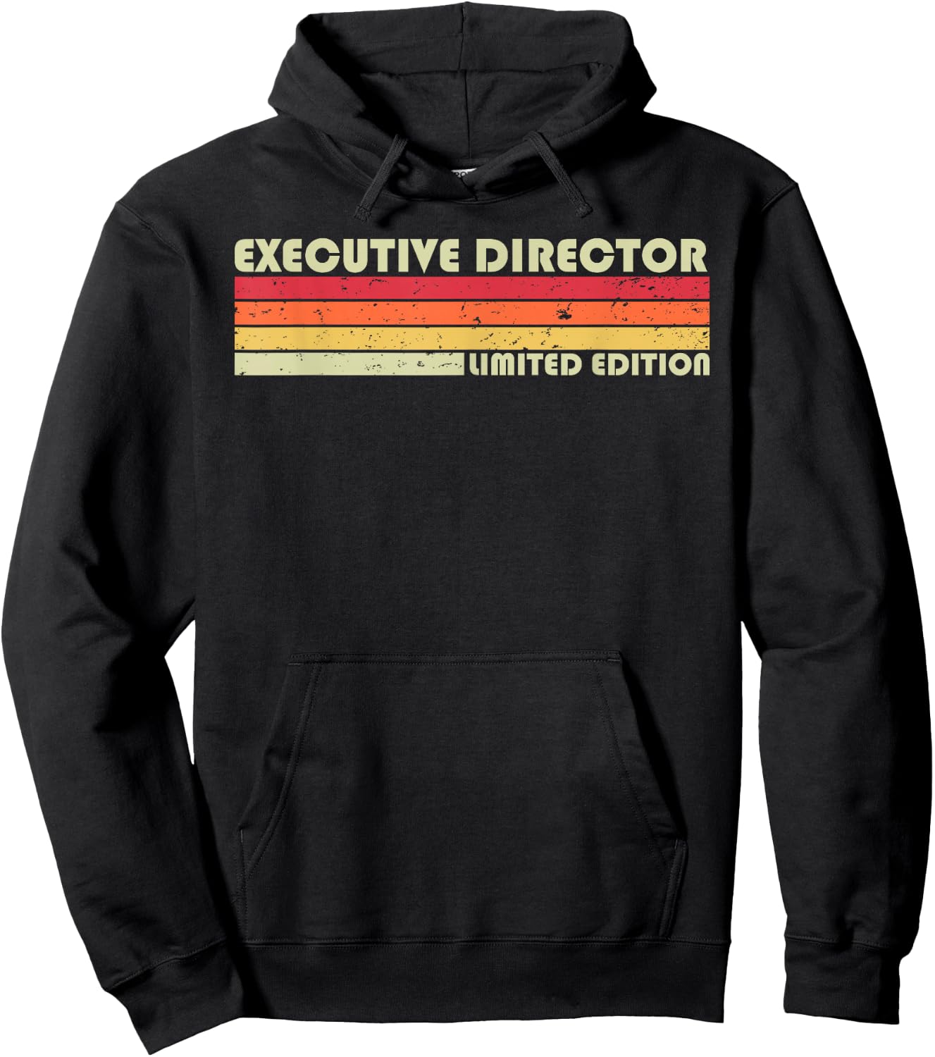 EXECUTIVE DIRECTOR Funny Job Title Birthday Worker Idea Hoodie - Hoodie | Black