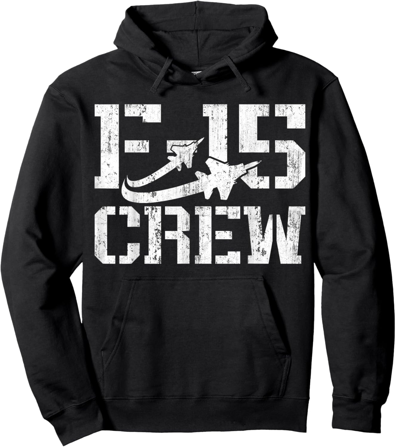 Eagle F-15 Jet Fighter Crew and Team Fighter Jet Hoodie - Hoodie | Black