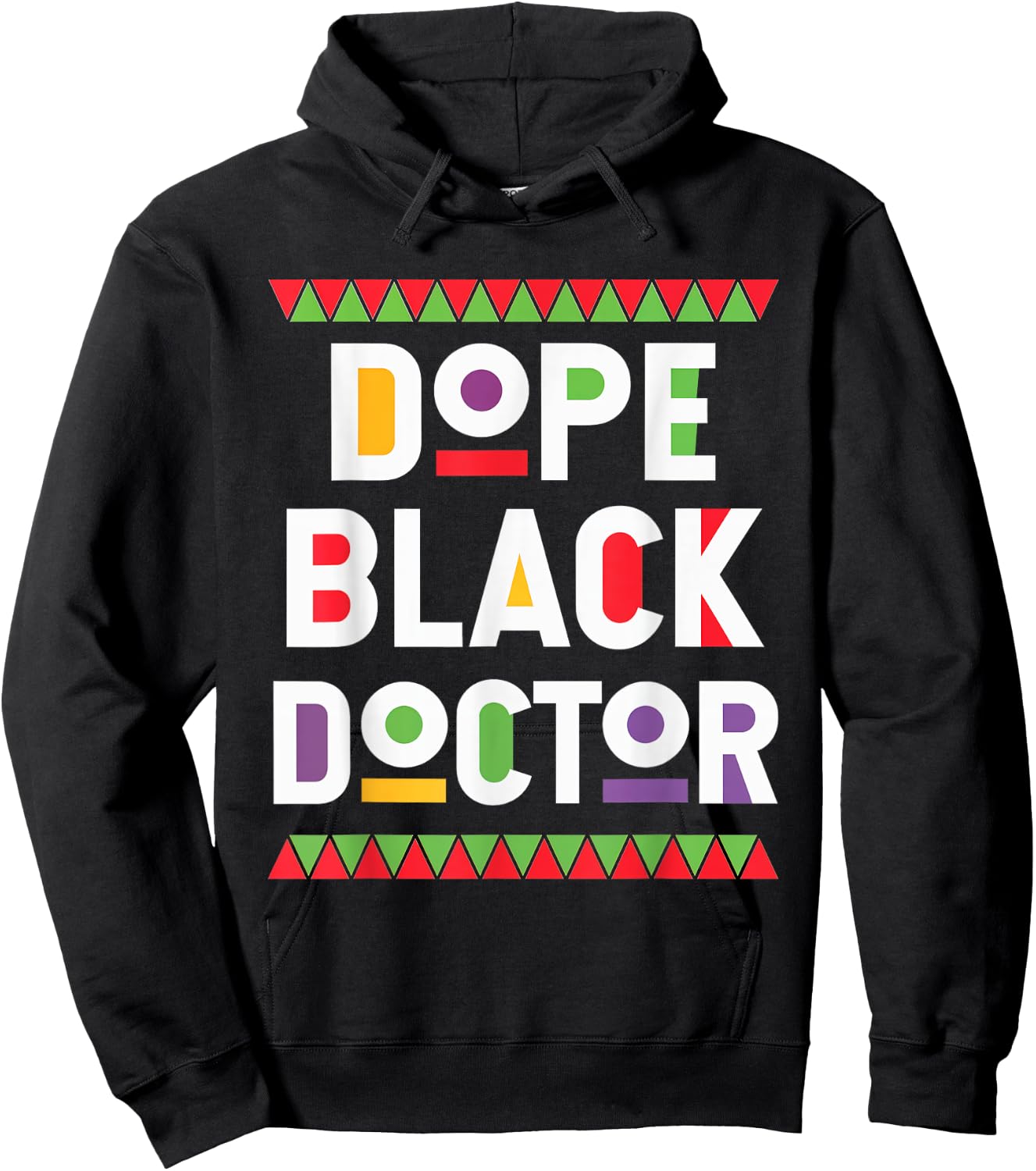 Dope Black Doctor Proud Medical Professional Culture Hoodie - Hoodie | Black