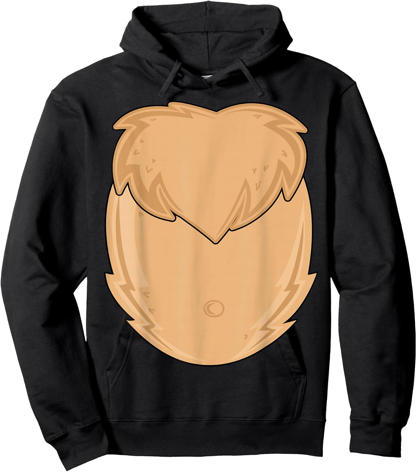 Reindeer Christmas Xmas Costume Cute Hairy Men Boy Kids Gift Hoodie - Hoodie | Black