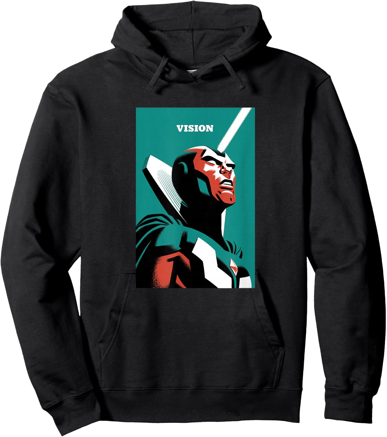 Marvel Vision Simple Poster Hoodie - Hoodie | Black