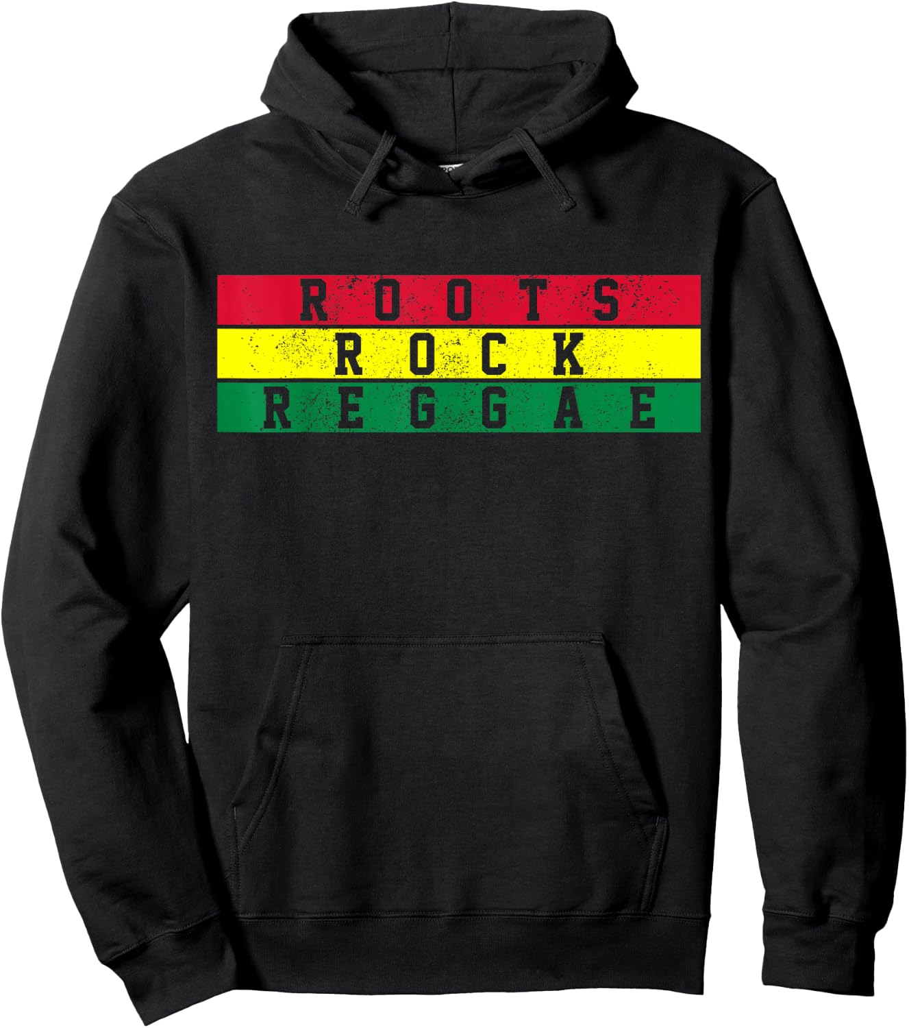 Reggae Music - Roots Rock Jamaica Rastafari Rasta Gift Hoodie - Hoodie | Black