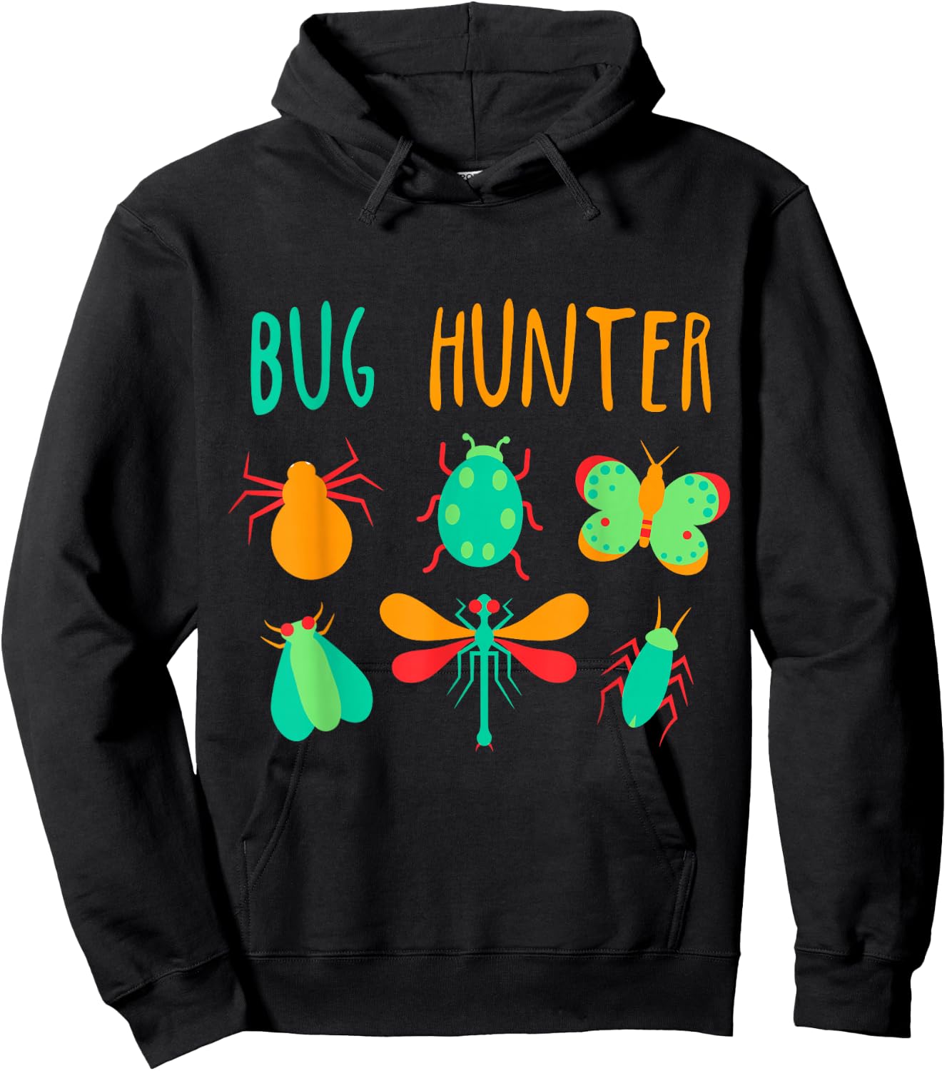 Bug Hunter Insect Lover Gift Kids - Boys & Girls Hoodie - Hoodie | Black