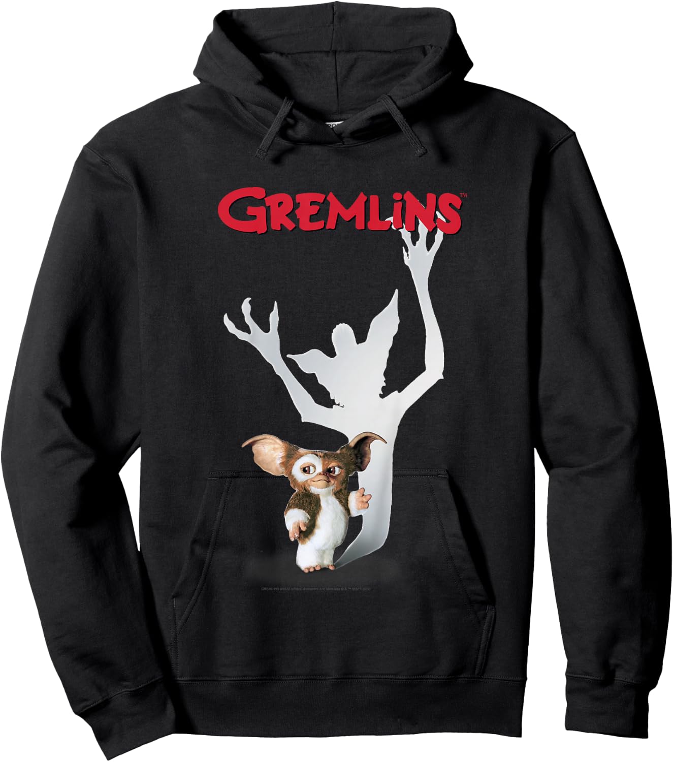 Kids Gremlins Gizmo Classic Poster Hoodie - Hoodie | Black