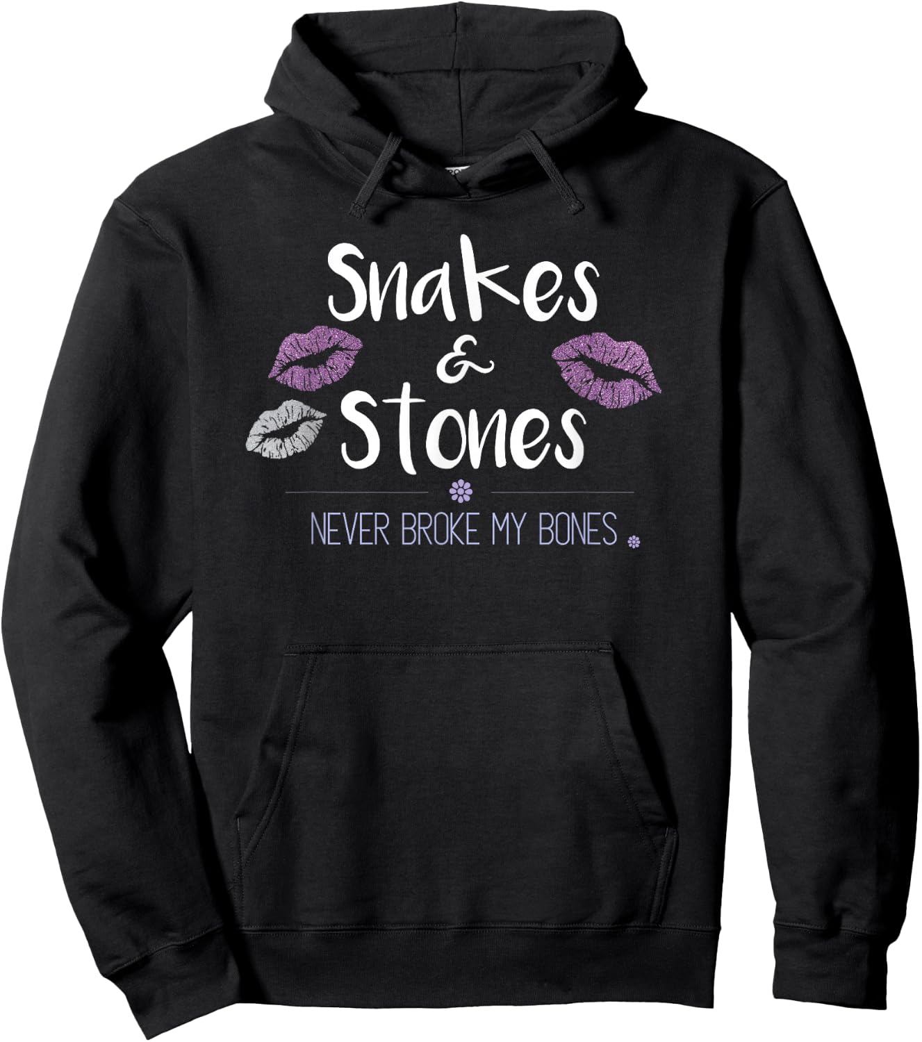 Snakes Stones Never Broke Bones Music Lover Swift Hoodie - Hoodie | Black