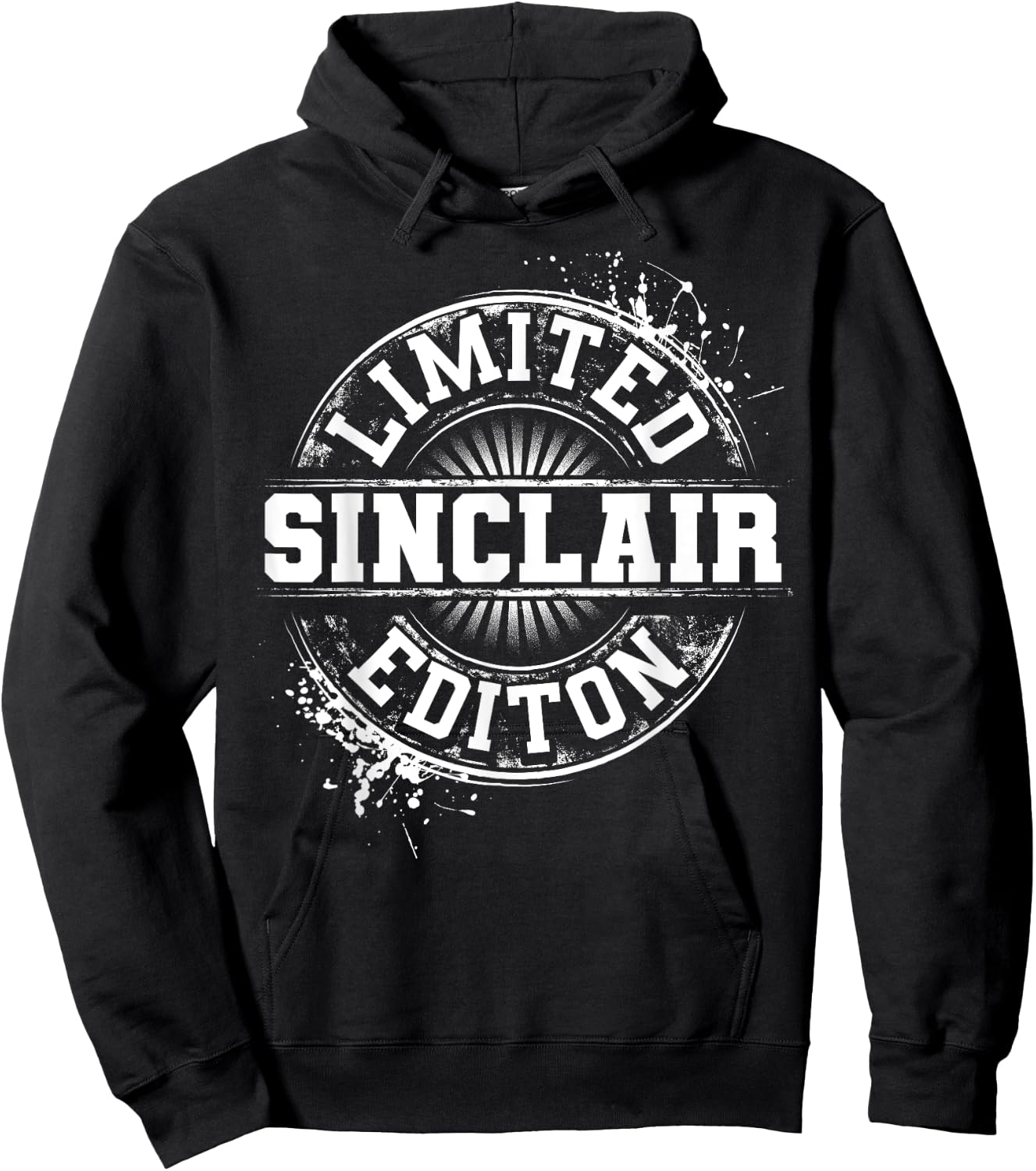SINCLAIR Funny Surname Family Tree Birthday Reunion Gift Hoodie - Hoodie | Black