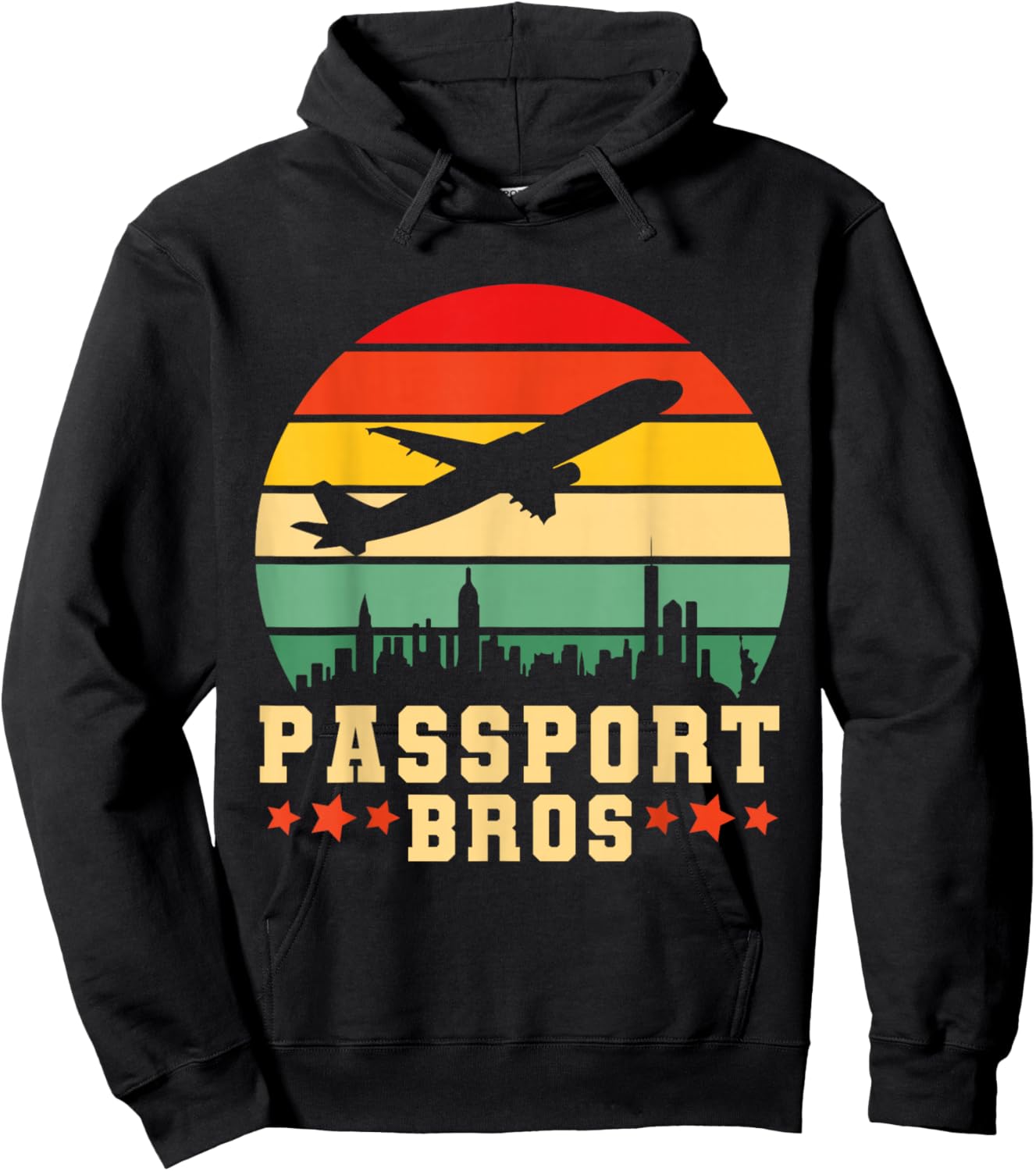 Find Love Abroad Modern Dating Meme Passport Bros Hoodie - Hoodie | Black