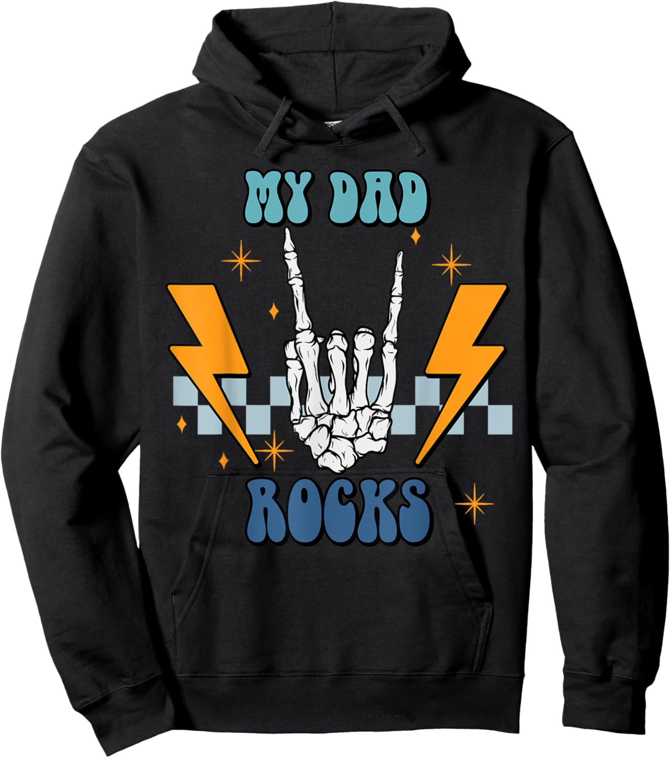 My Dad Rocks Hoodie - Hoodie | Black