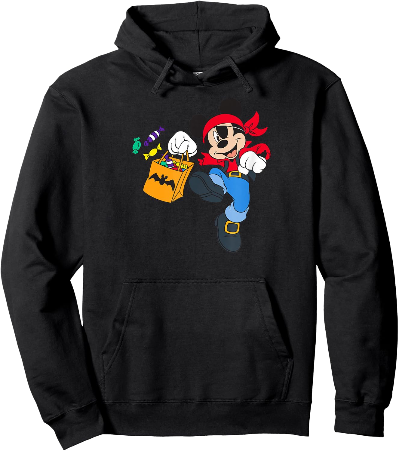 Disney Halloween Mickey Mouse Pirate Hoodie - Hoodie | Black