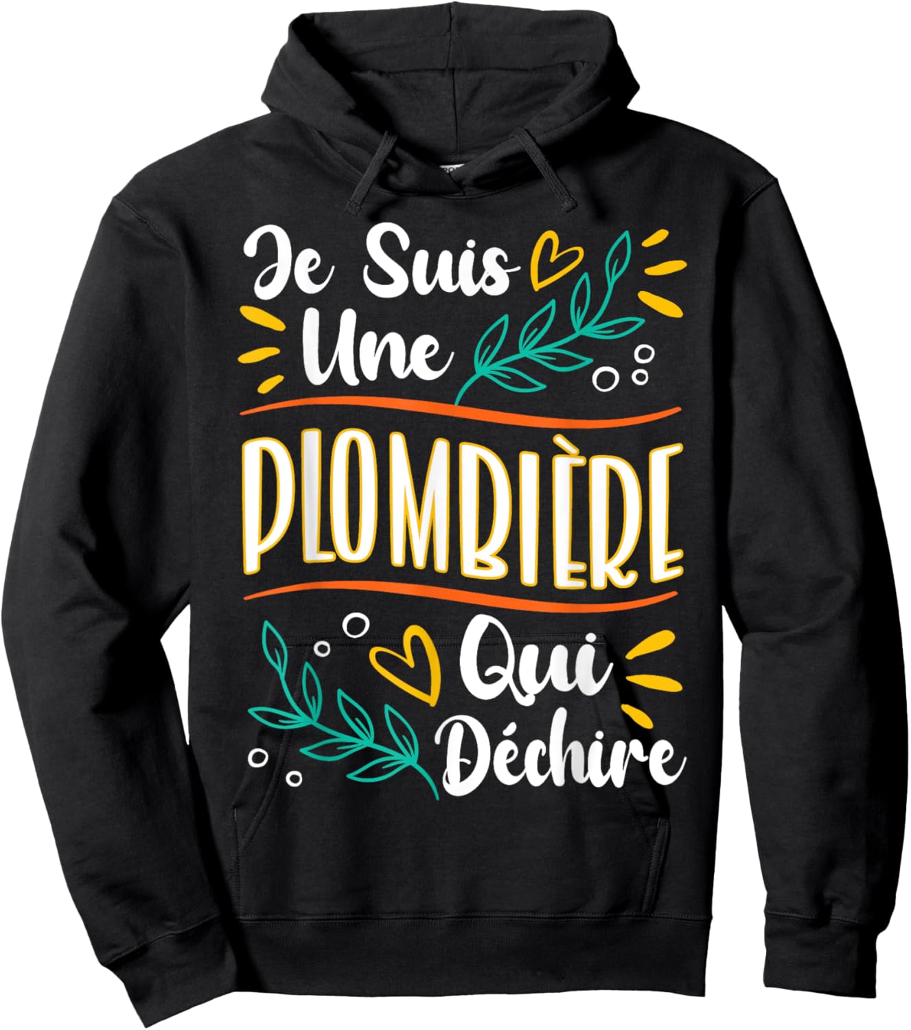 Une Plumbier Qui Déchire Women's Gift Plumber Hoodie - Hoodie | Black
