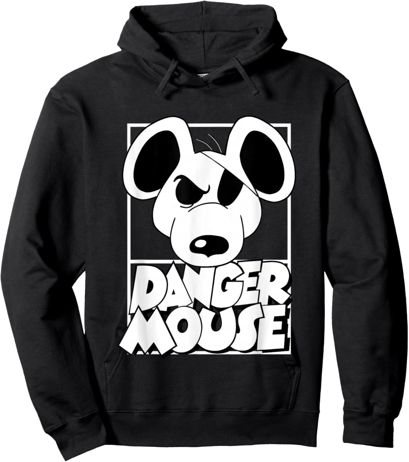Danger Mouse Eye Patch Hoodie - Hoodie | Black