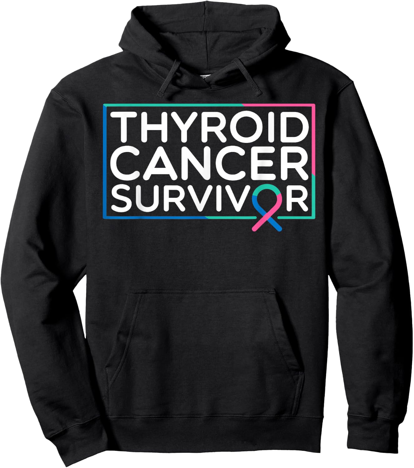 Survivor Thyroid Cancer Hoodie - Hoodie | Black