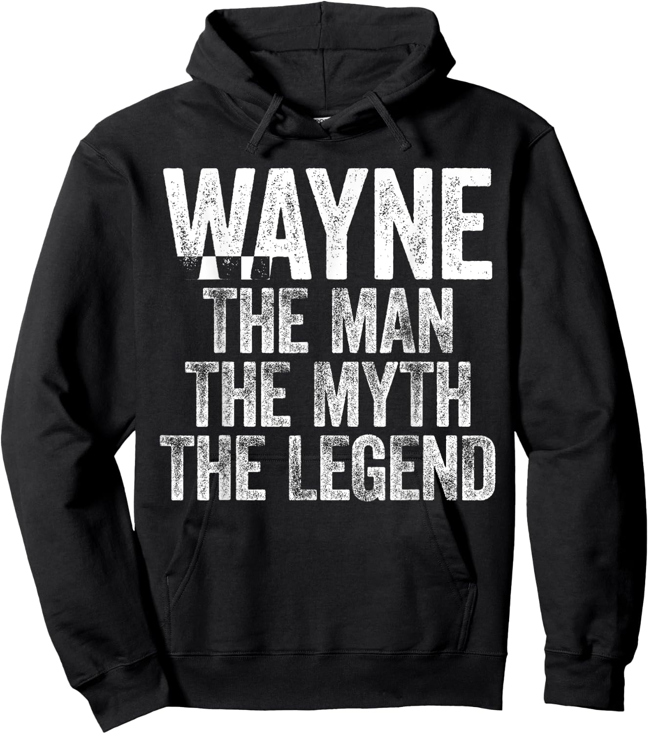 Wayne The Man The Myth The Legend Hoodie - Hoodie | Black