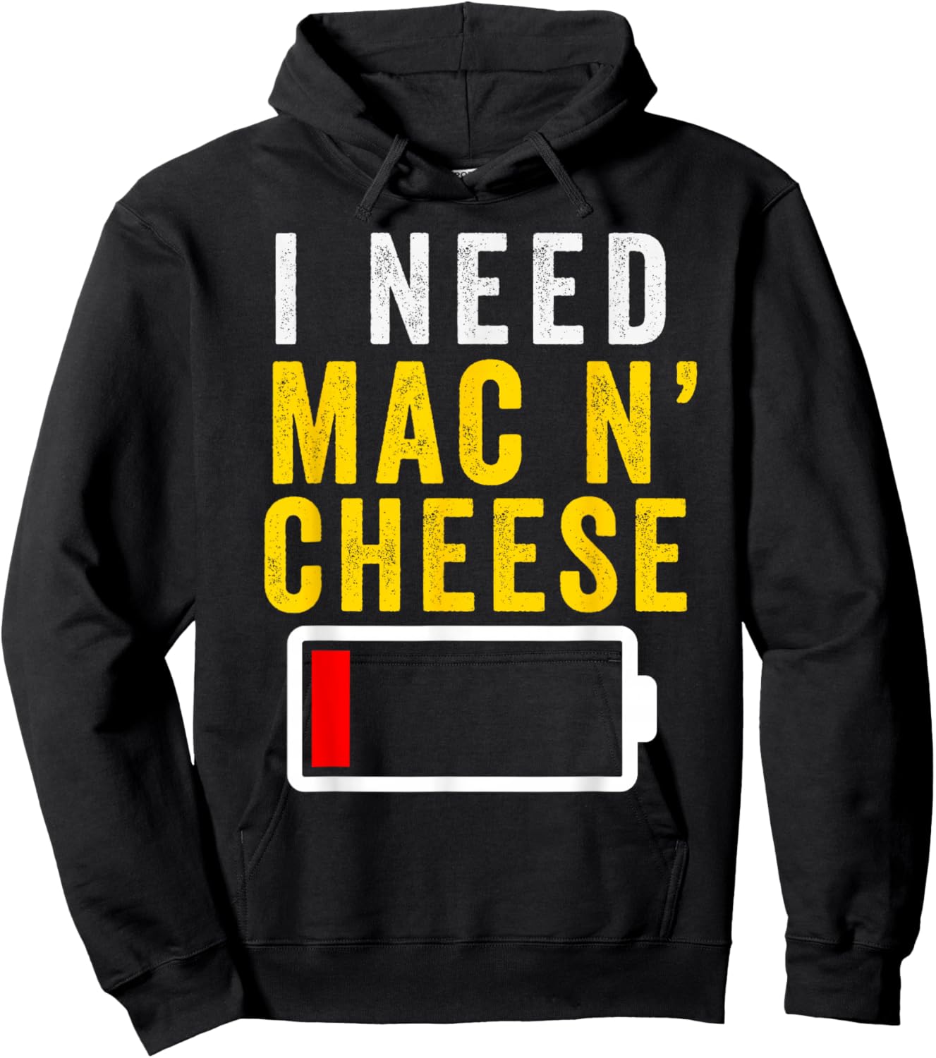 Mac n Cheese Kids Boys Girls Macaroni and Cheese Men Women Hoodie - Hoodie | Black