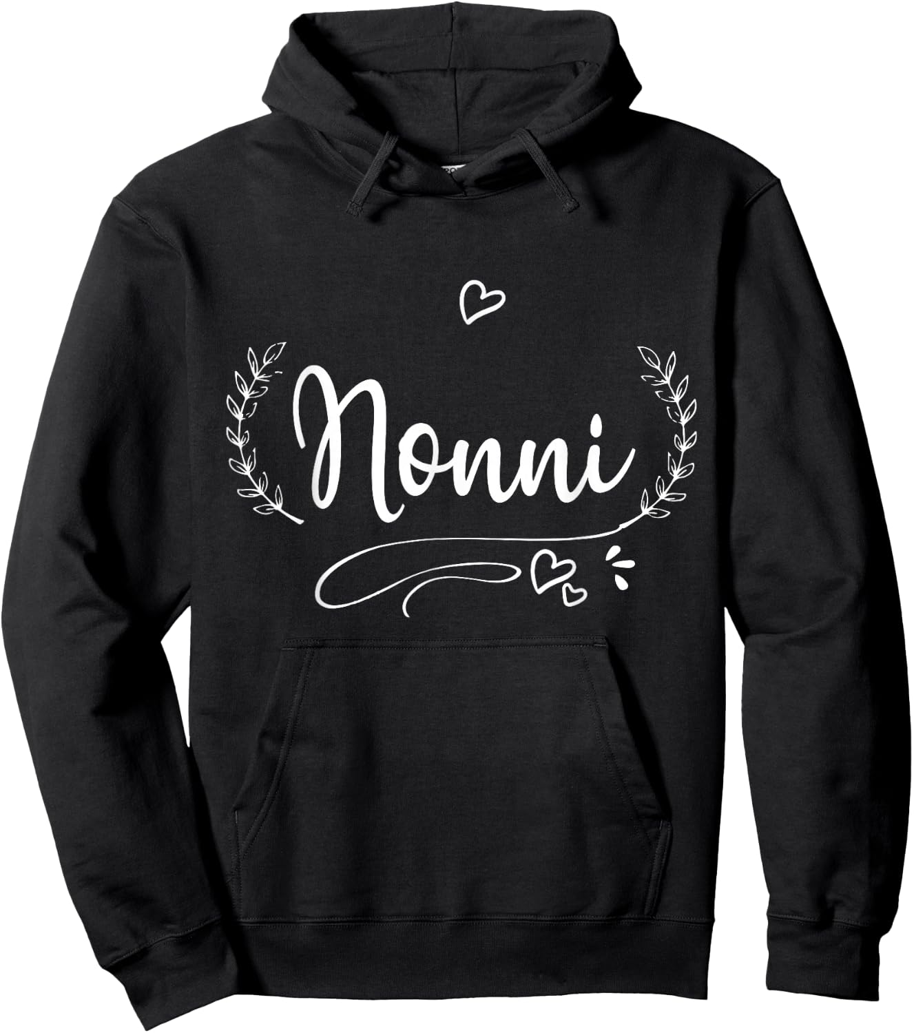 Nonni Women Nonni Gifts for Grandma Birthday Hoodie - Hoodie | Black