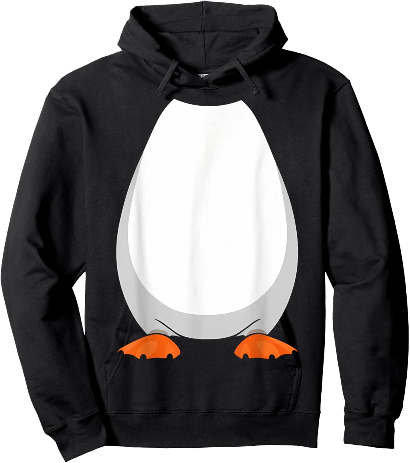 Penguin costume belly animal costume carnival Hoodie - Hoodie | Black