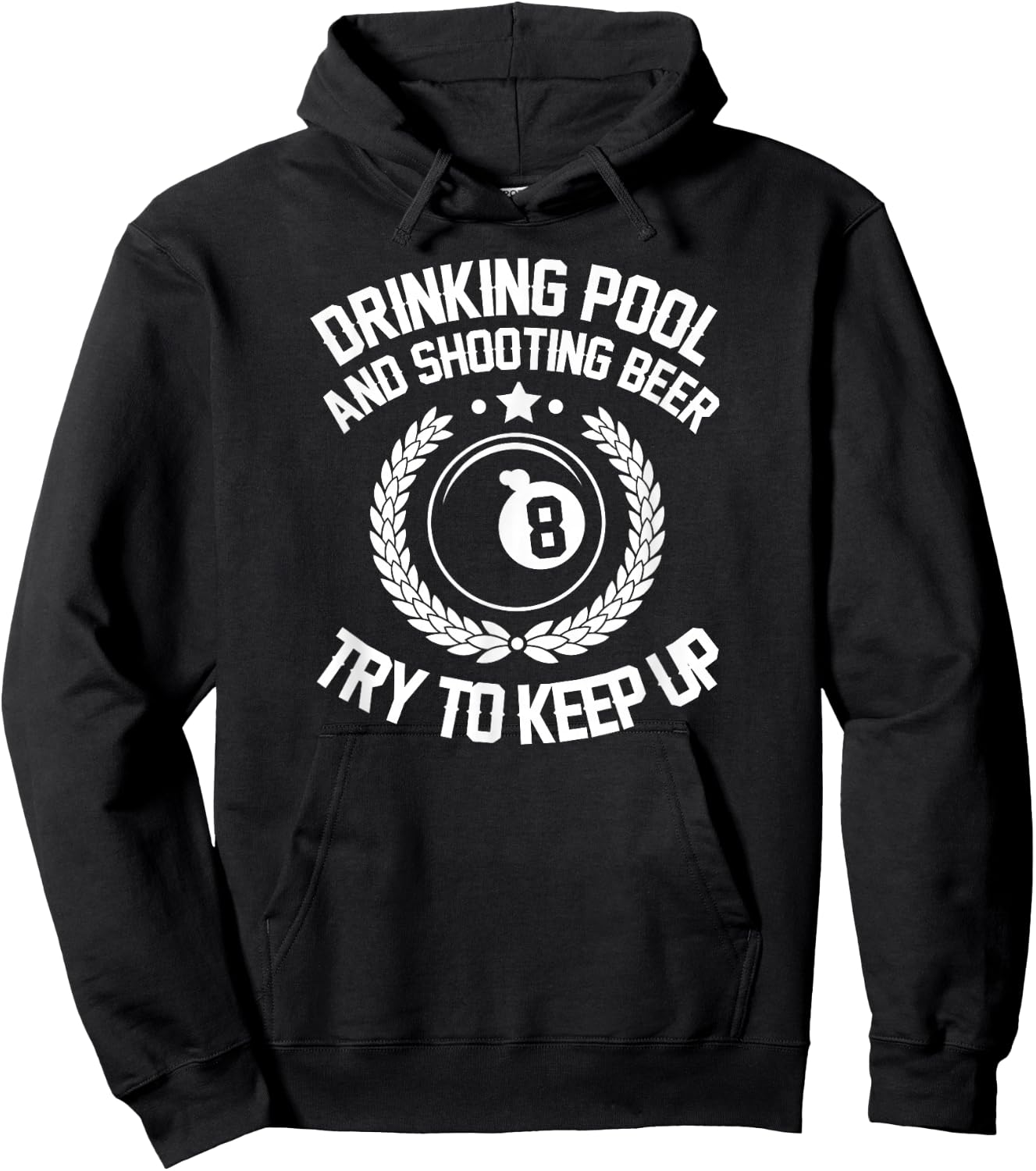 Drinking Pool and Shooting beer Funny Billiards gift present Hoodie - Hoodie | Black