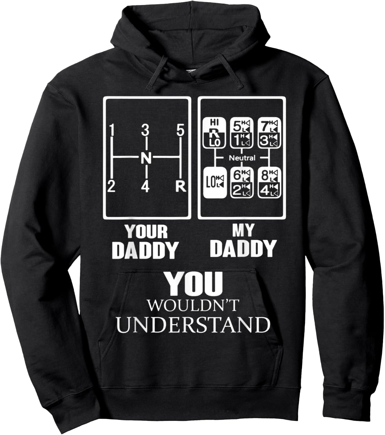 YOUR DADDY - MY DADDY you wouldn't understand Hoodie - Hoodie | Black