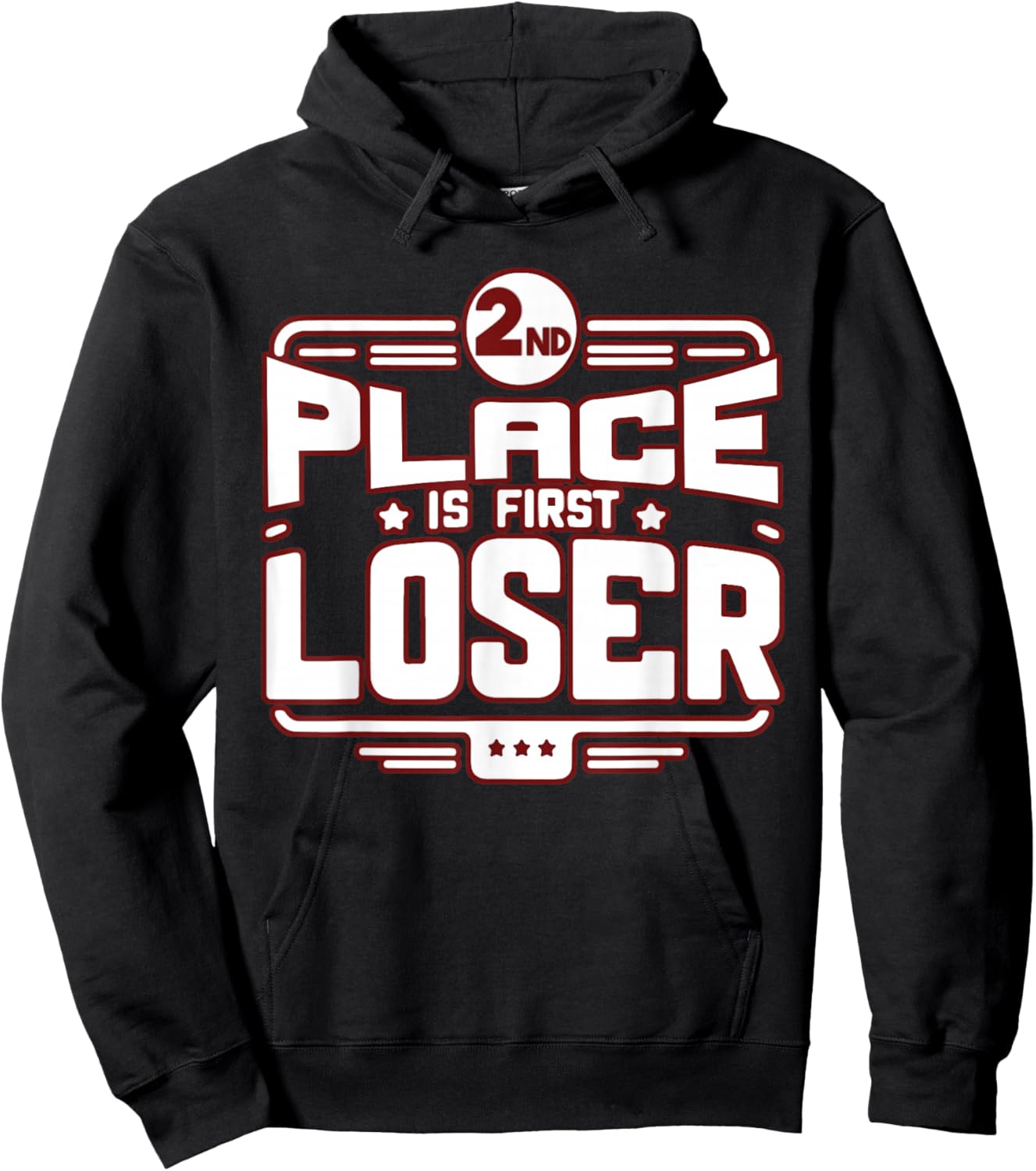 2nd Place is the First Loser Second Place Hoodie - Hoodie | Black
