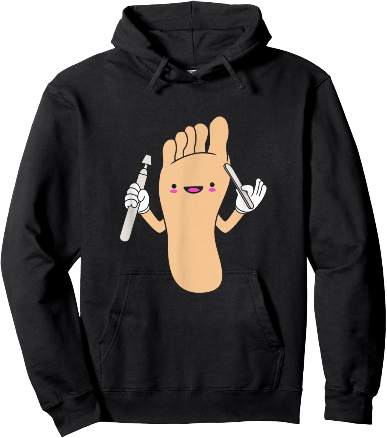 Funny Podiatrist Cute Foot Doctor Podiatry Hoodie - Hoodie | Black