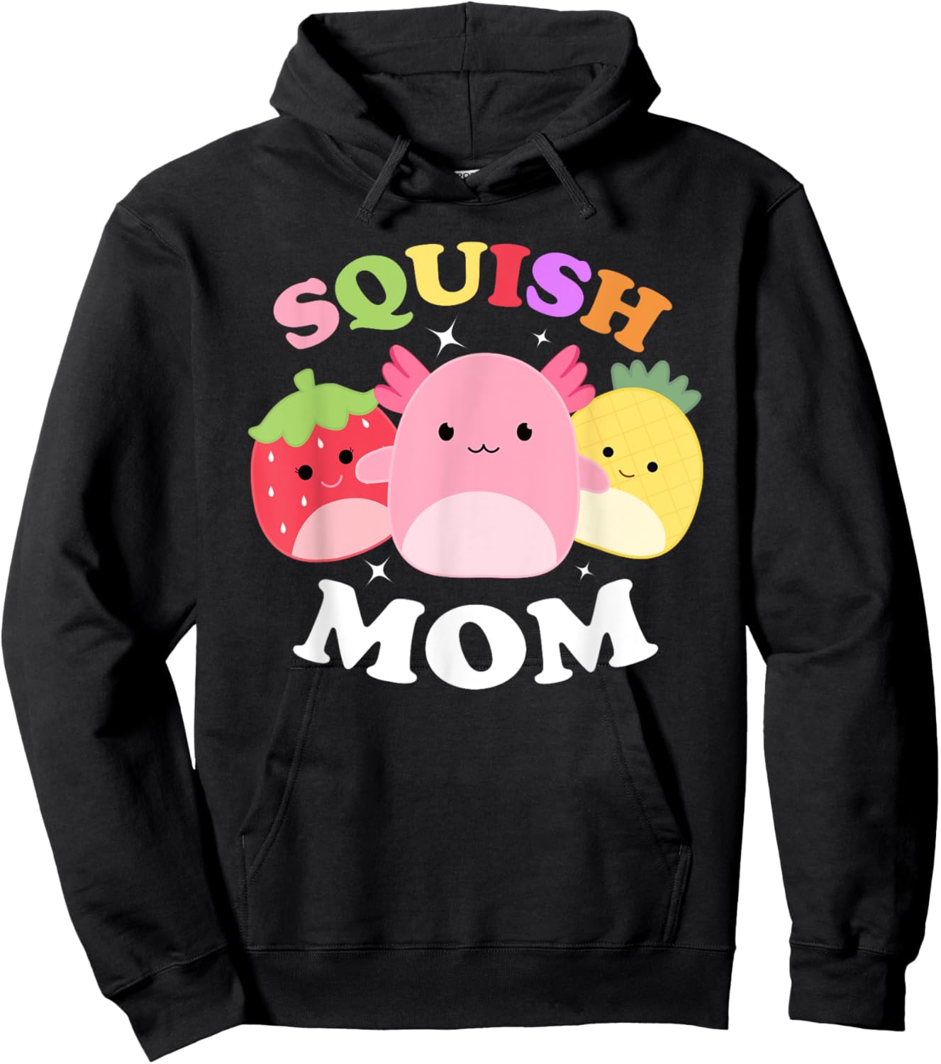 Squish Mom Mallow Soft Toy Gifts Mother's Day Mama Hoodie - Hoodie | Black