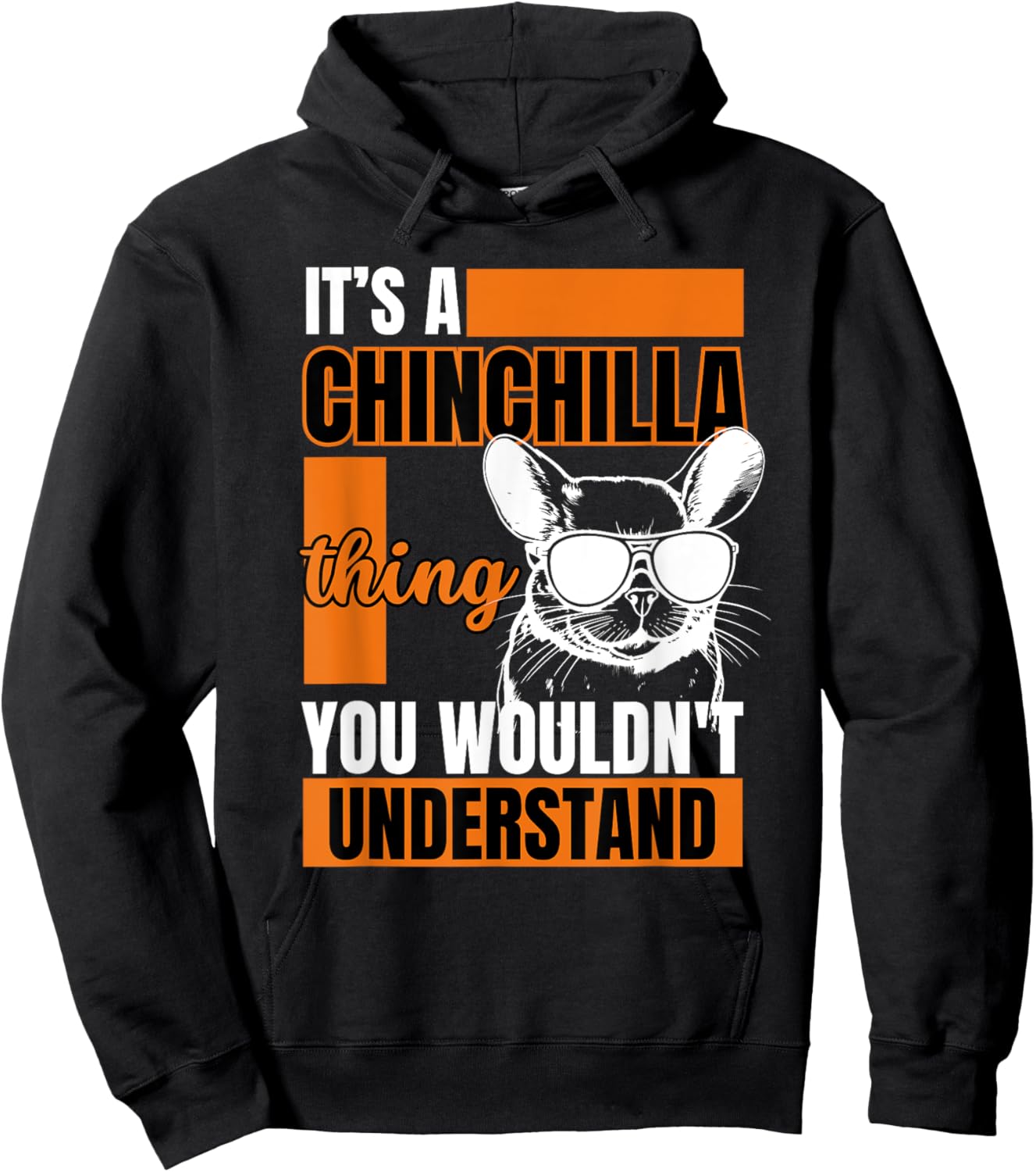 Funny Chinchilla Shirts Animal Lover Chinchilla Owner Hoodie - Hoodie | Black