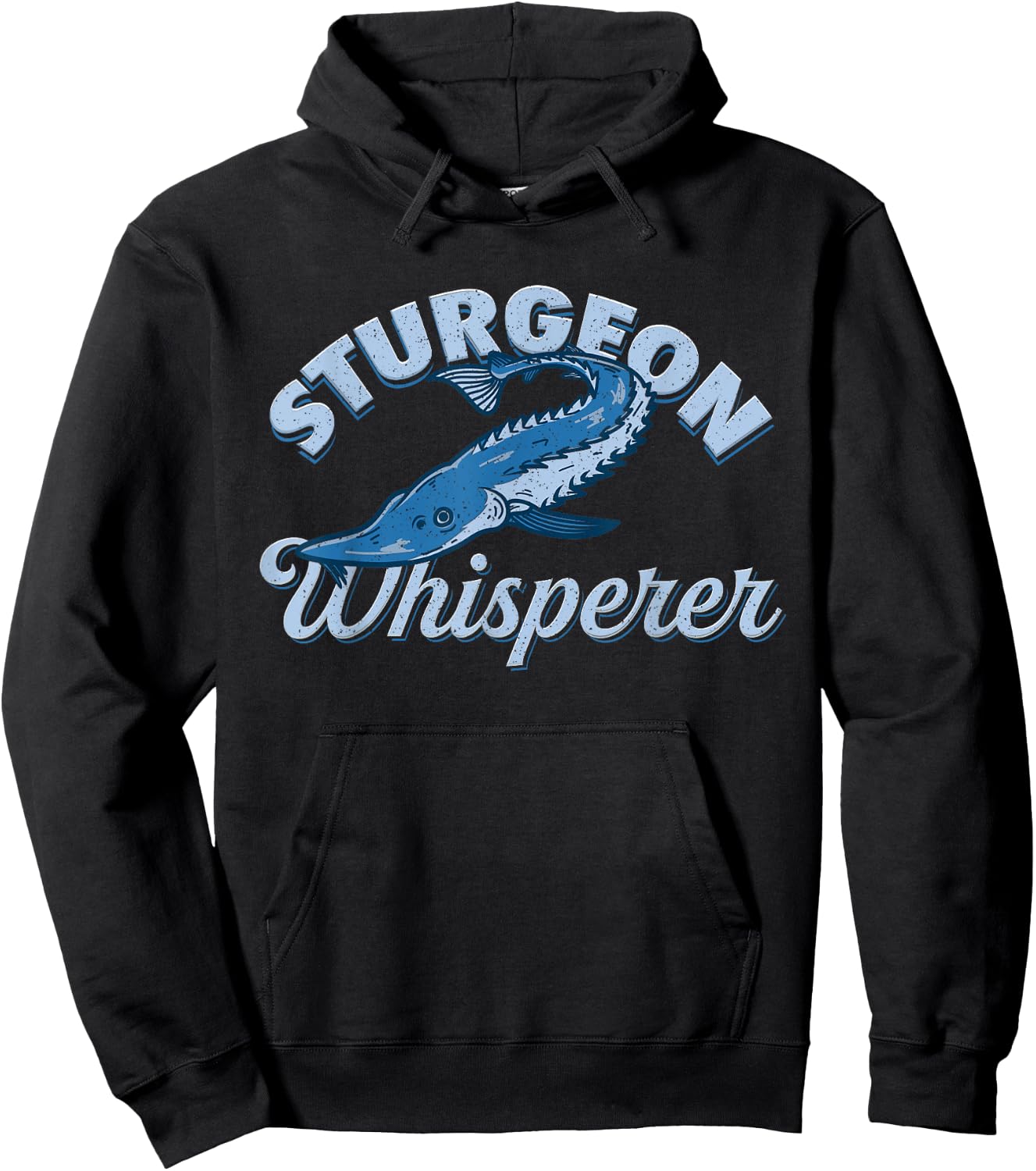 Sturgeon Whisperer Lake Life - Funny Fishing Gift Hoodie - Hoodie | Black