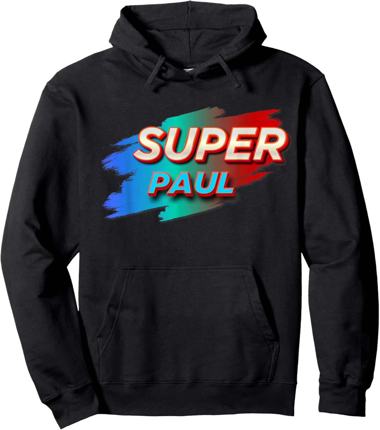 Super PAUL Funny Name PAULS Hoodie - Hoodie | Black