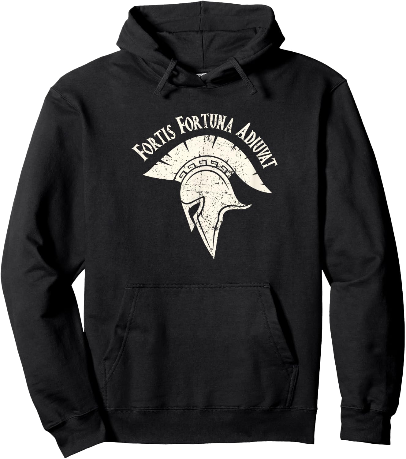 Fortis Fortuna Adiuvat Fortune Favors Tattoo Hoodie - Hoodie | Black
