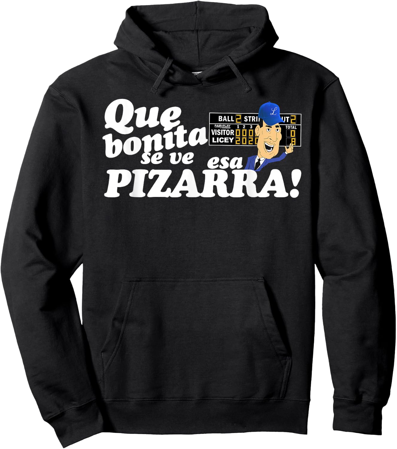 Franklin pizarra iLiceysta Tigre licey Dominican baseball Hoodie - Hoodie | Black