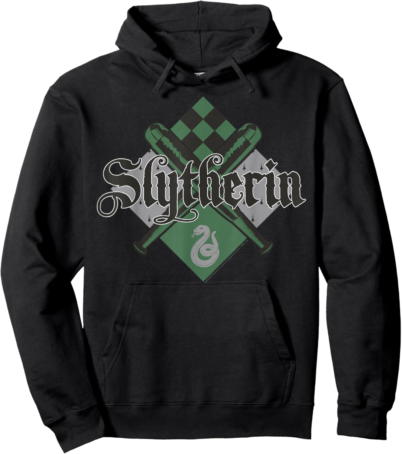 Harry Potter Slytherin Quidditch Hoodie - Hoodie | Black
