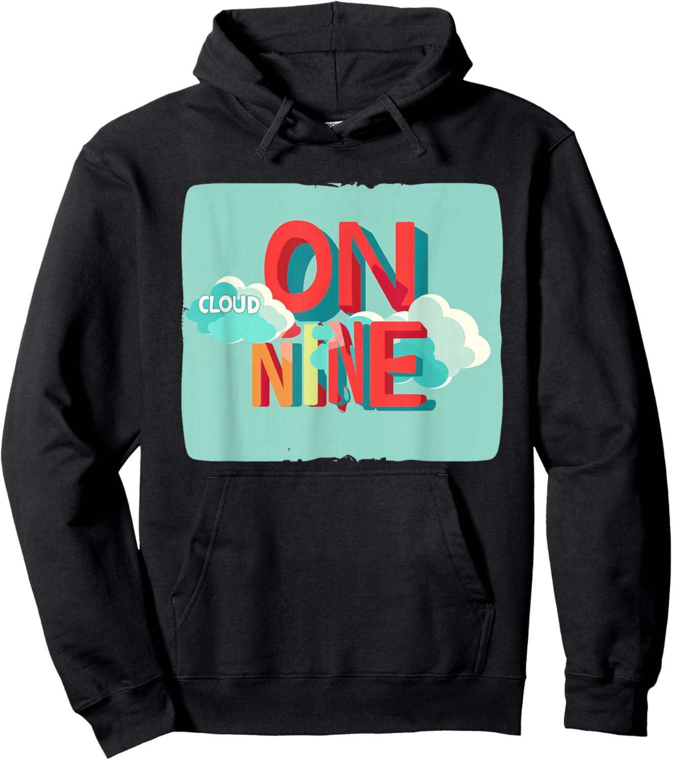 On Cloud Nine Statement for Boys and Girls Hoodie - Hoodie | Black