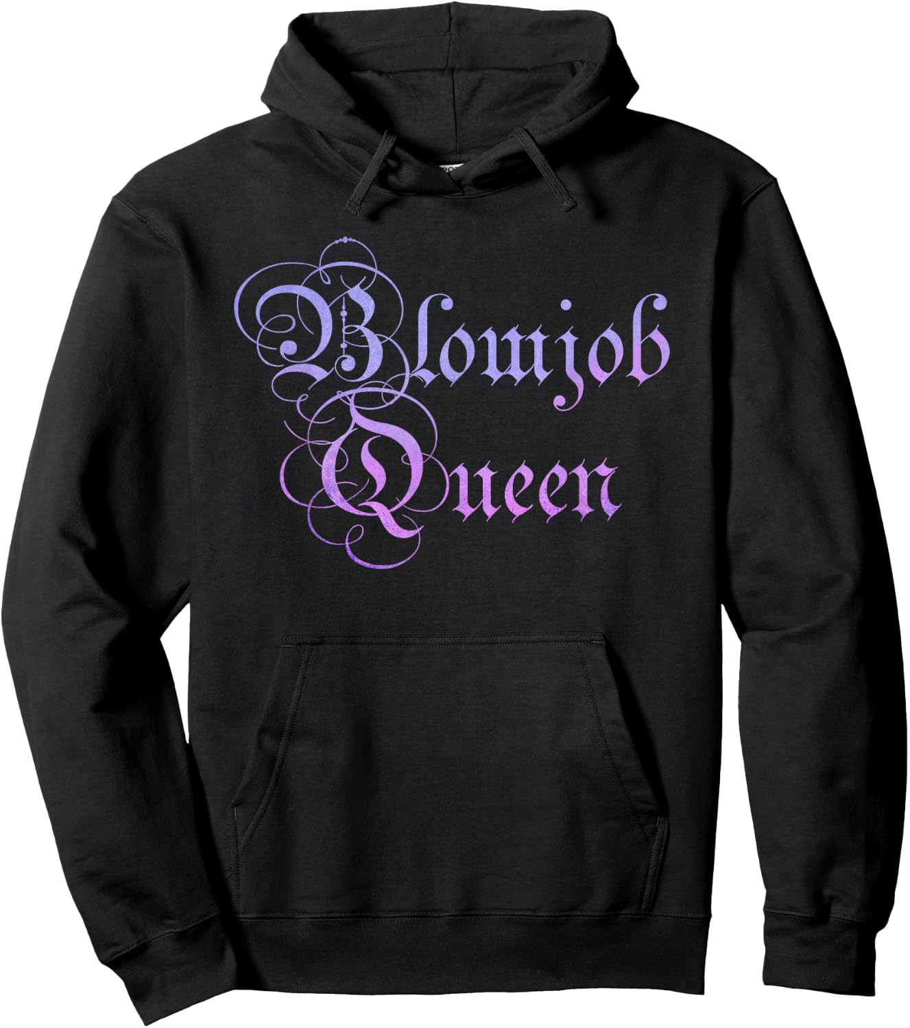 Blowjob Queen T Shirt Adult Rude Humor Gift Hoodie - Hoodie | Black