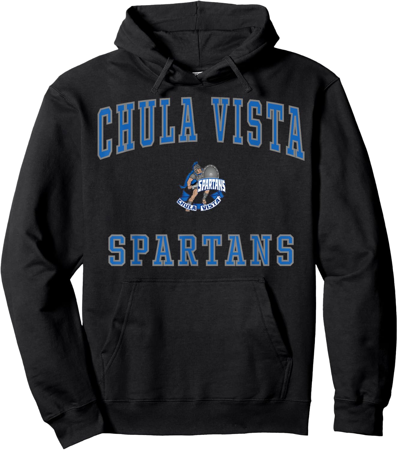 Chula Vista High School Spartans C1 Hoodie - Hoodie | Black