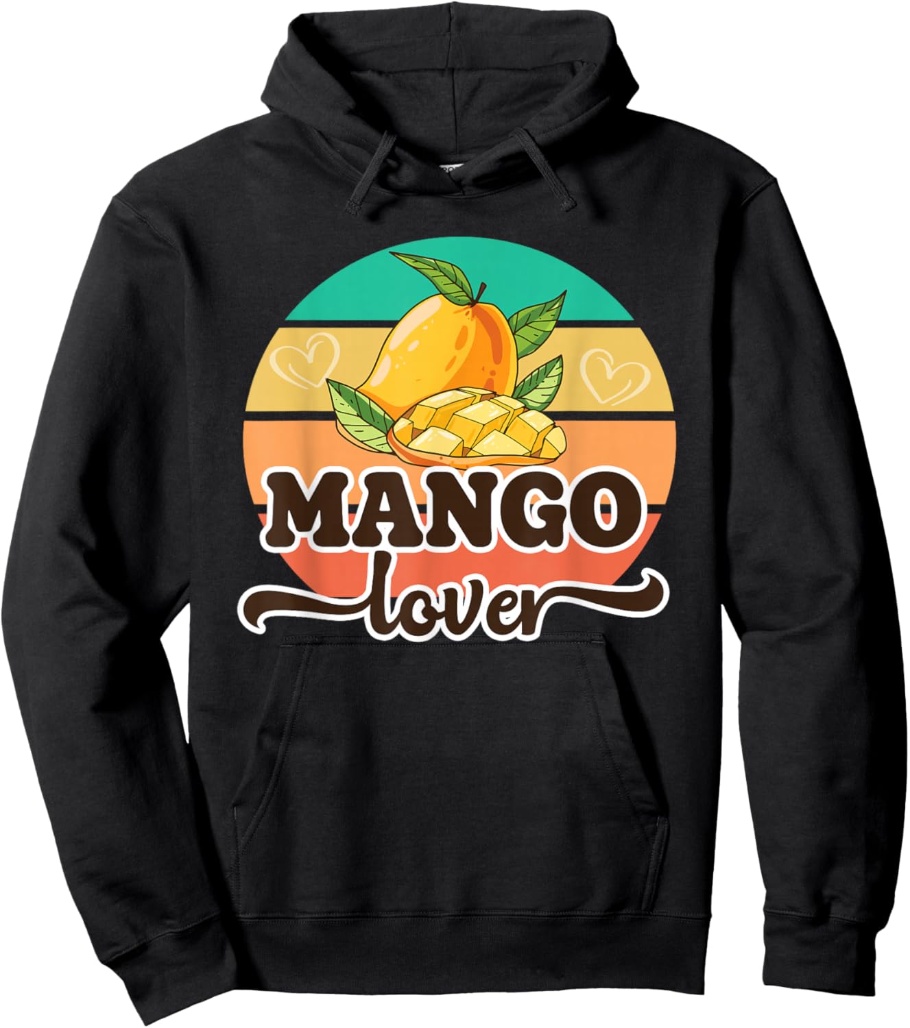 Funny Mango Gift, Mango Lover Hoodie - Hoodie | Black