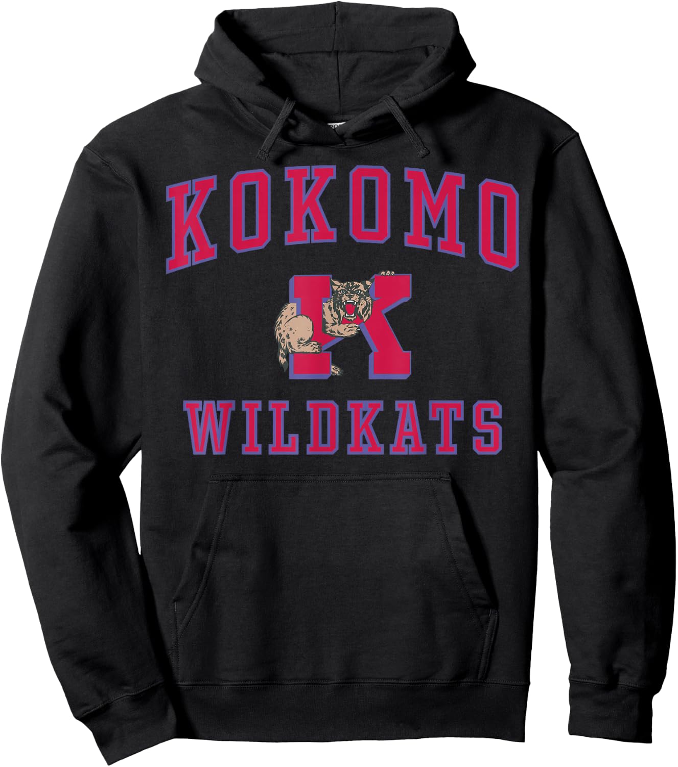 Kokomo High School Wildkats C1 Hoodie - Hoodie | Black