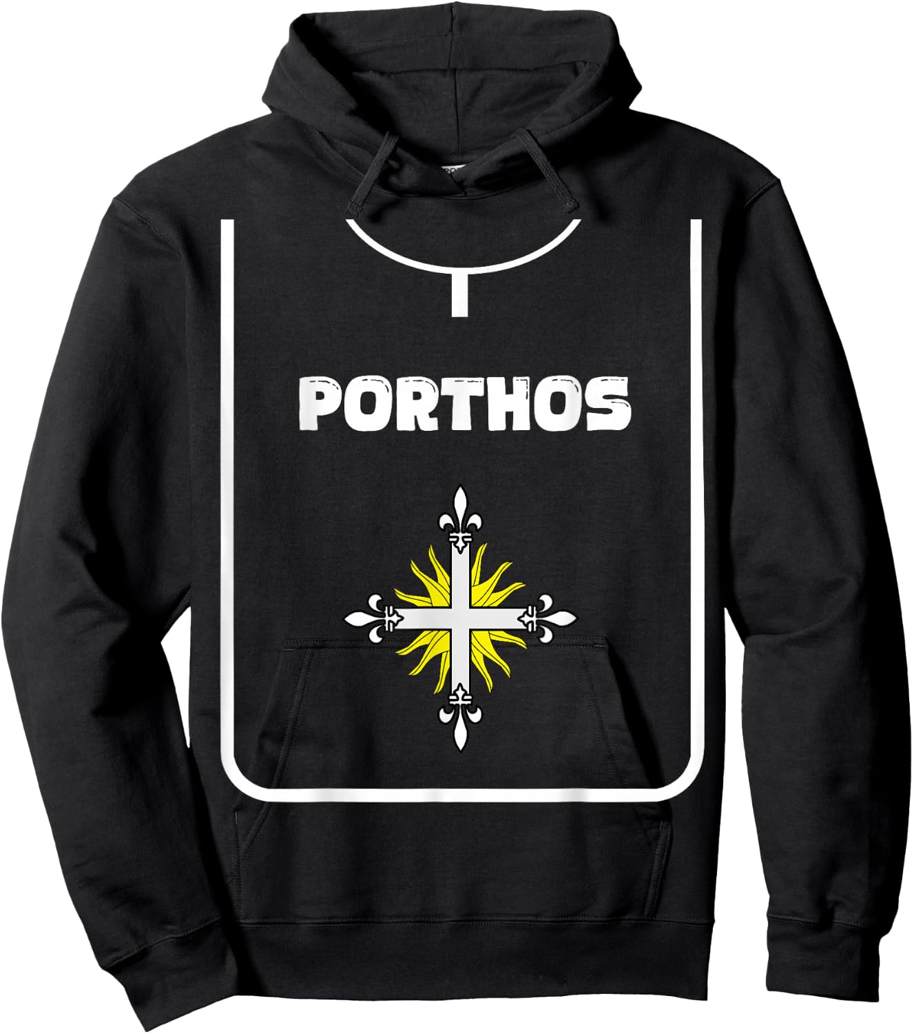 Novel The Three Musketeers DIY Halloween Carnival Costume Hoodie - Hoodie | Black