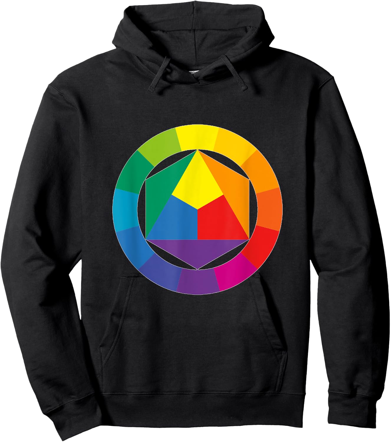Color Wheel Palette Shirt Artist Painter Art Teacher Hoodie - Hoodie | Black