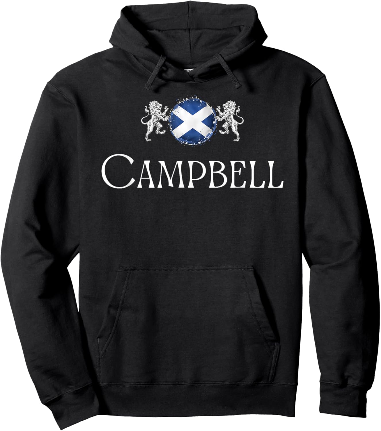 Campbell Clan Scottish Family Name Scotland Heraldry Hoodie - Hoodie | Black