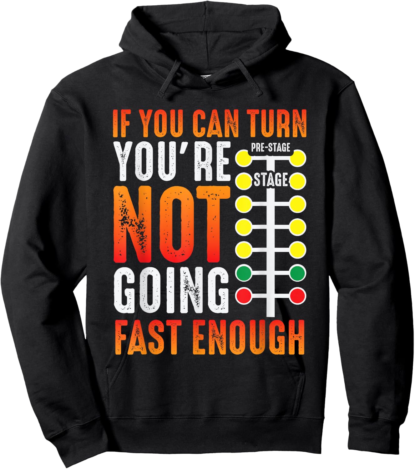 Dragster Saying Race car Driver Skill Drag Racing Hoodie - Hoodie | Black