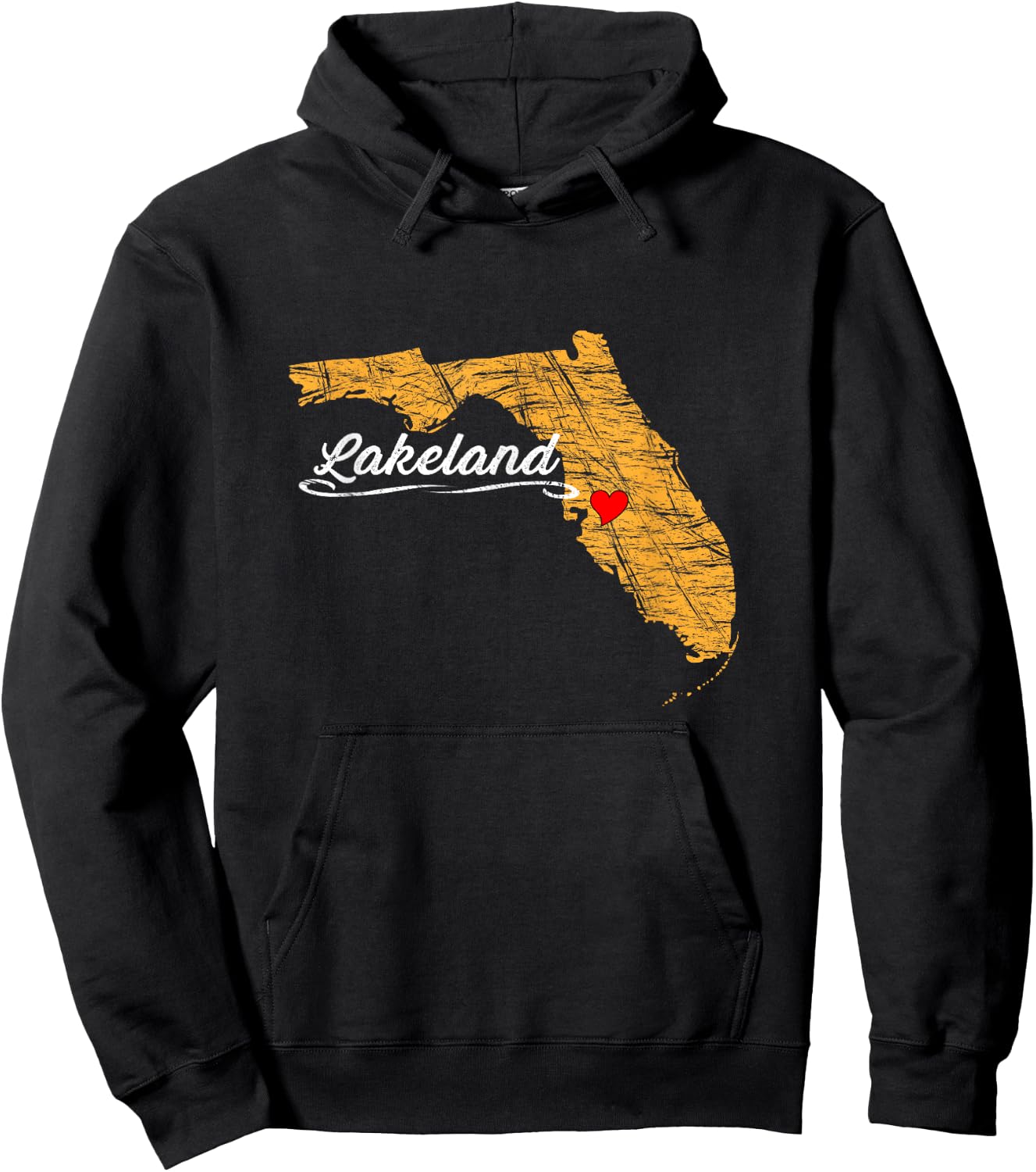City of LAKELAND FLORIDA | Vacation Souvenir, Merch, Graphic Hoodie - Hoodie | Black