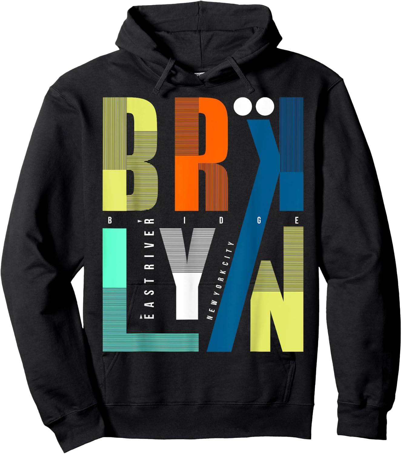 Brooklyn Vibes, Brooklyn shirt, Brooklyn New York City Hoodie - Hoodie | Black