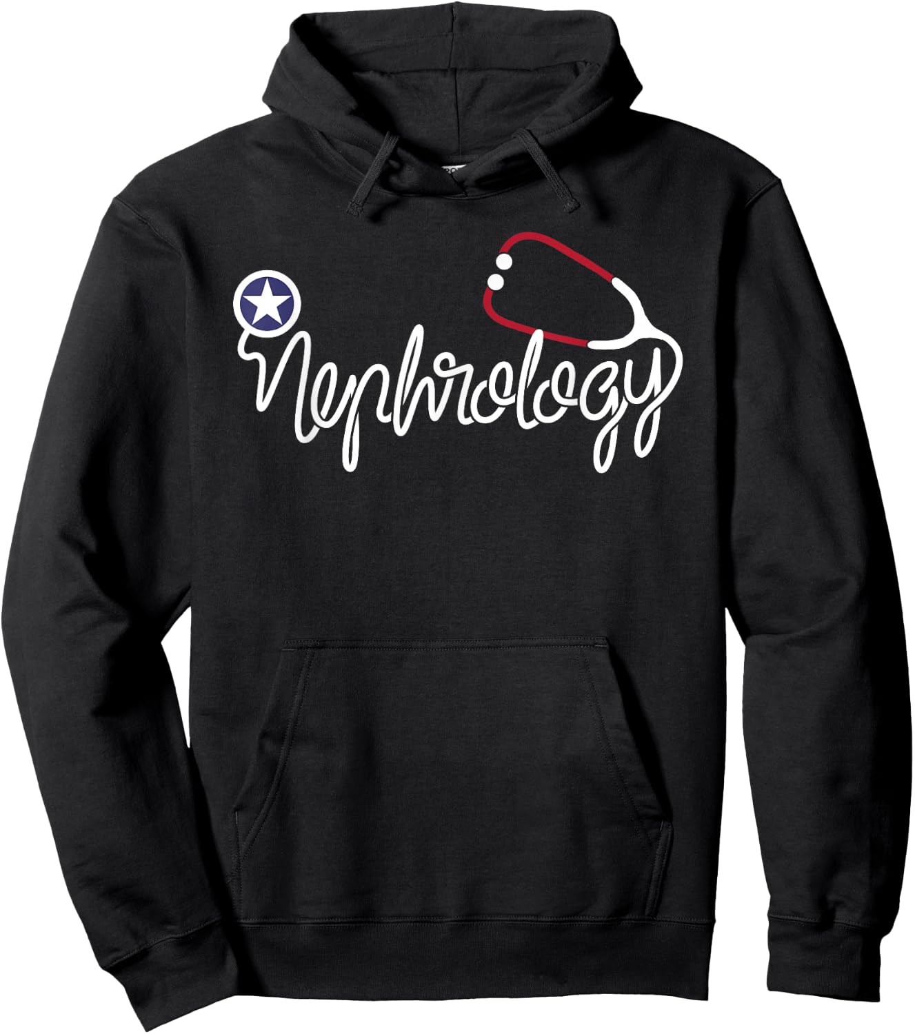 Nephrology doctor Stethoscope Kidney Dialysis Tech Nurse Hoodie - Hoodie | Black