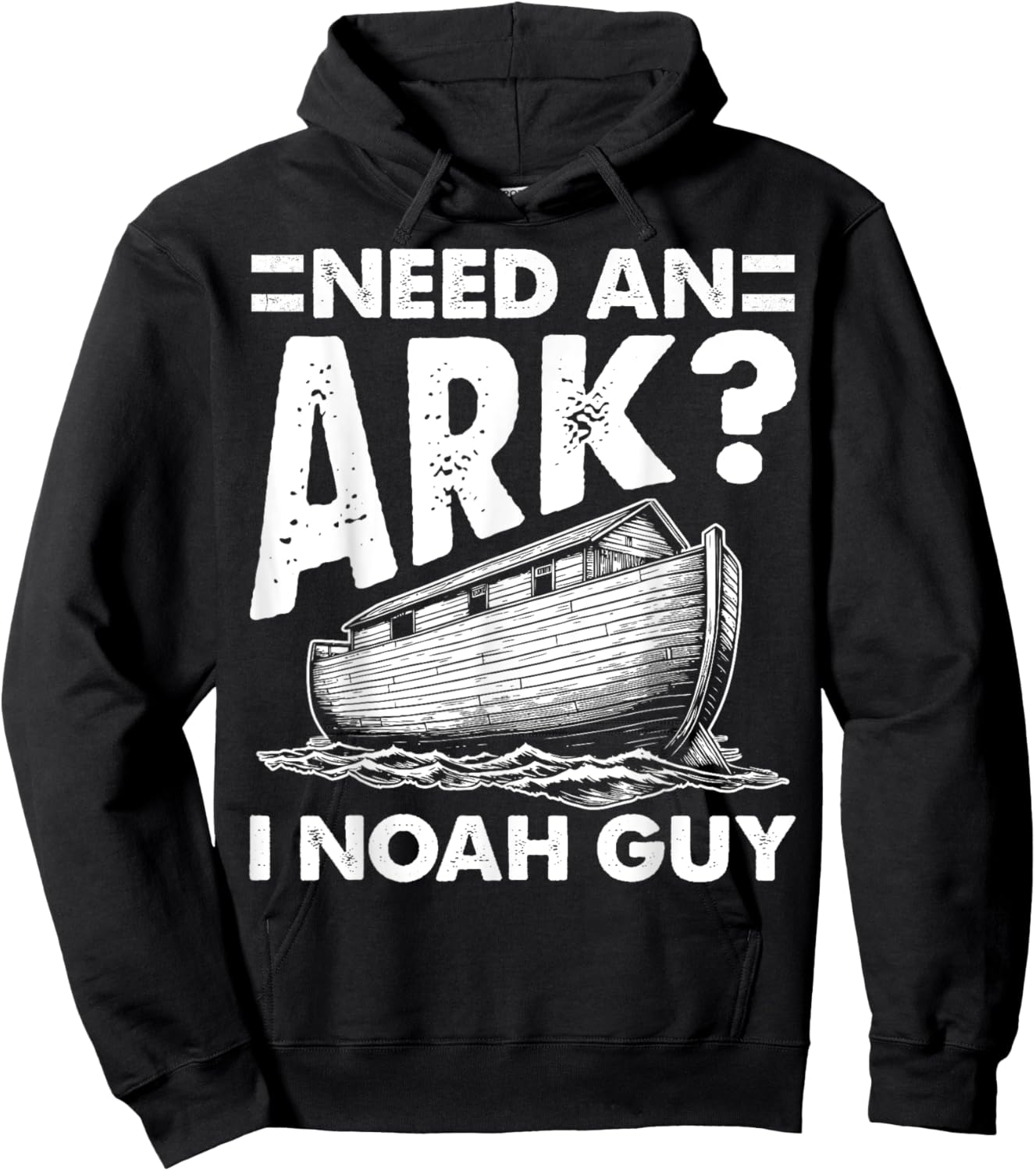 Christian Lovers Need an Ark I Noah Guy Need an Ark Noah Hoodie - Hoodie | Black