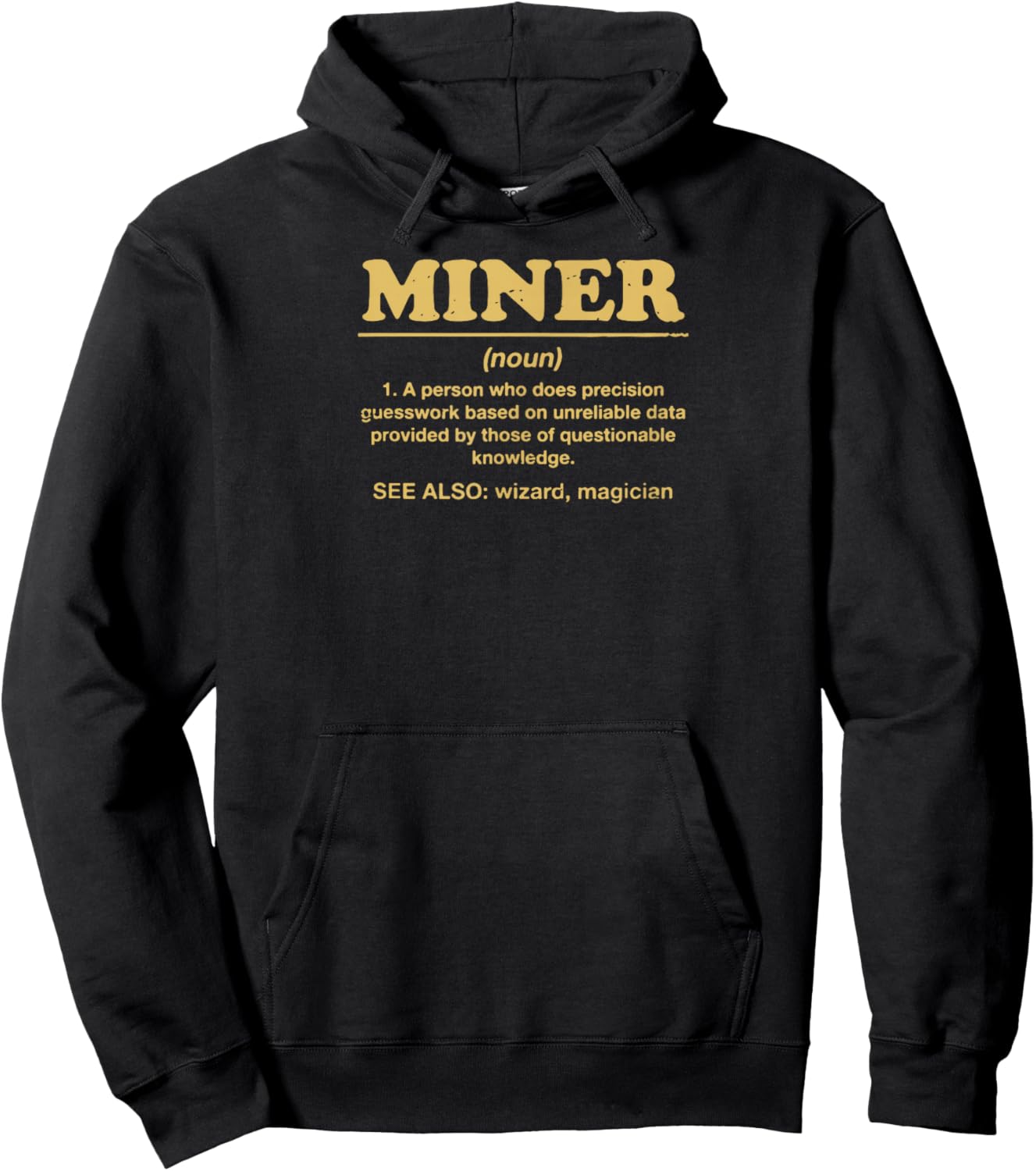 I Love Miners Funny Miner Mining Gamer Hoodie - Hoodie | Black