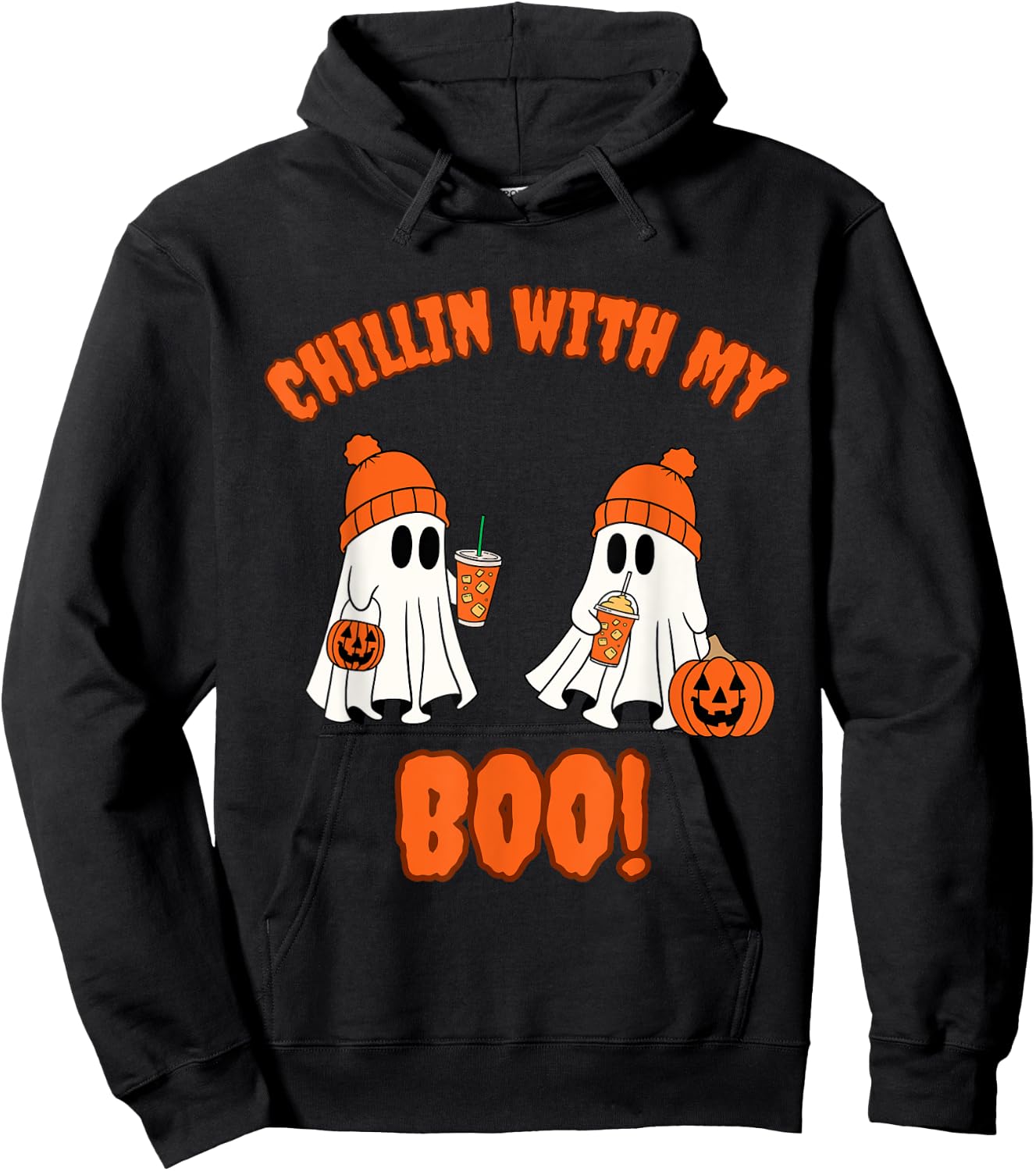 Chillin With My Boo Hoodie - Hoodie | Black