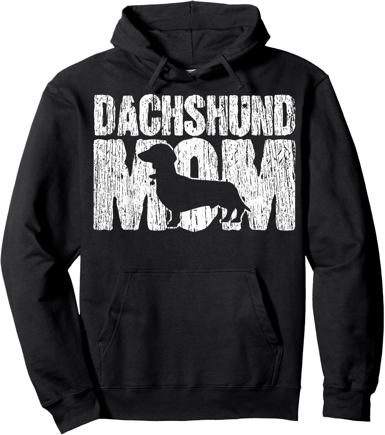 Dachshund Mom Wiener Weiner Doxie Mama Mother's Day Gift Hoodie - Hoodie | Black